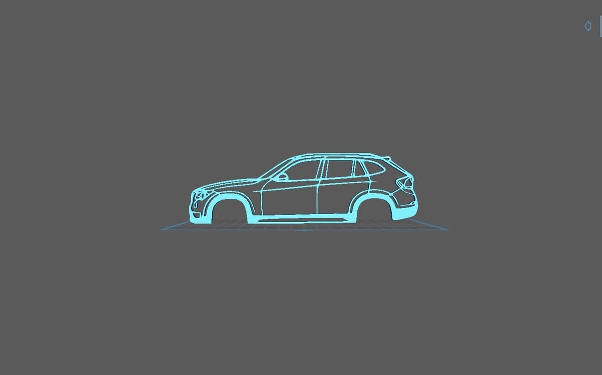 BMW - X1 E84 2013 Wall Art