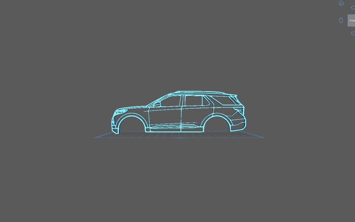 Ford - Explorer 2020 Wall Art