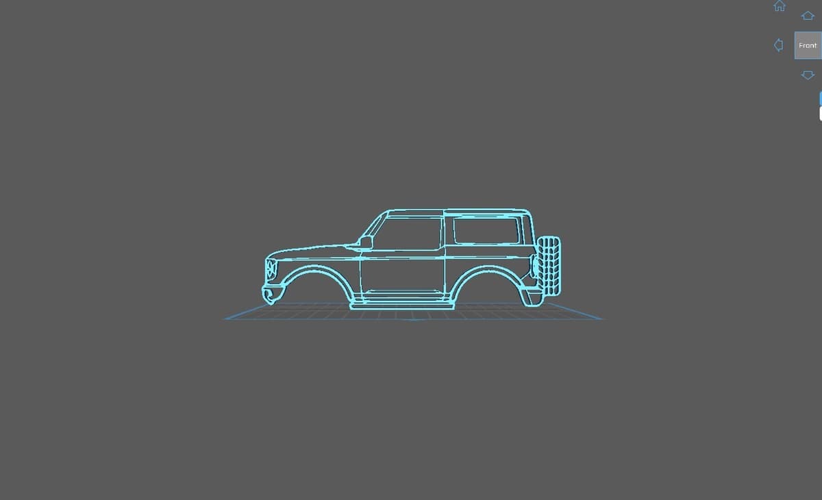 Ford - Bronco 2021 Wall Art