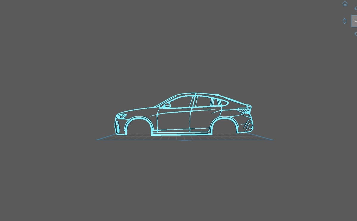 BMW - X4 F26 2015 Wall Art