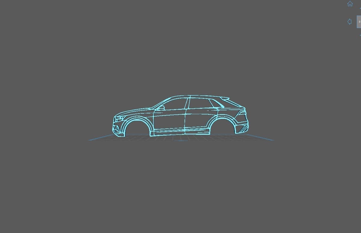 Audi - Q8 2019 Wall Art
