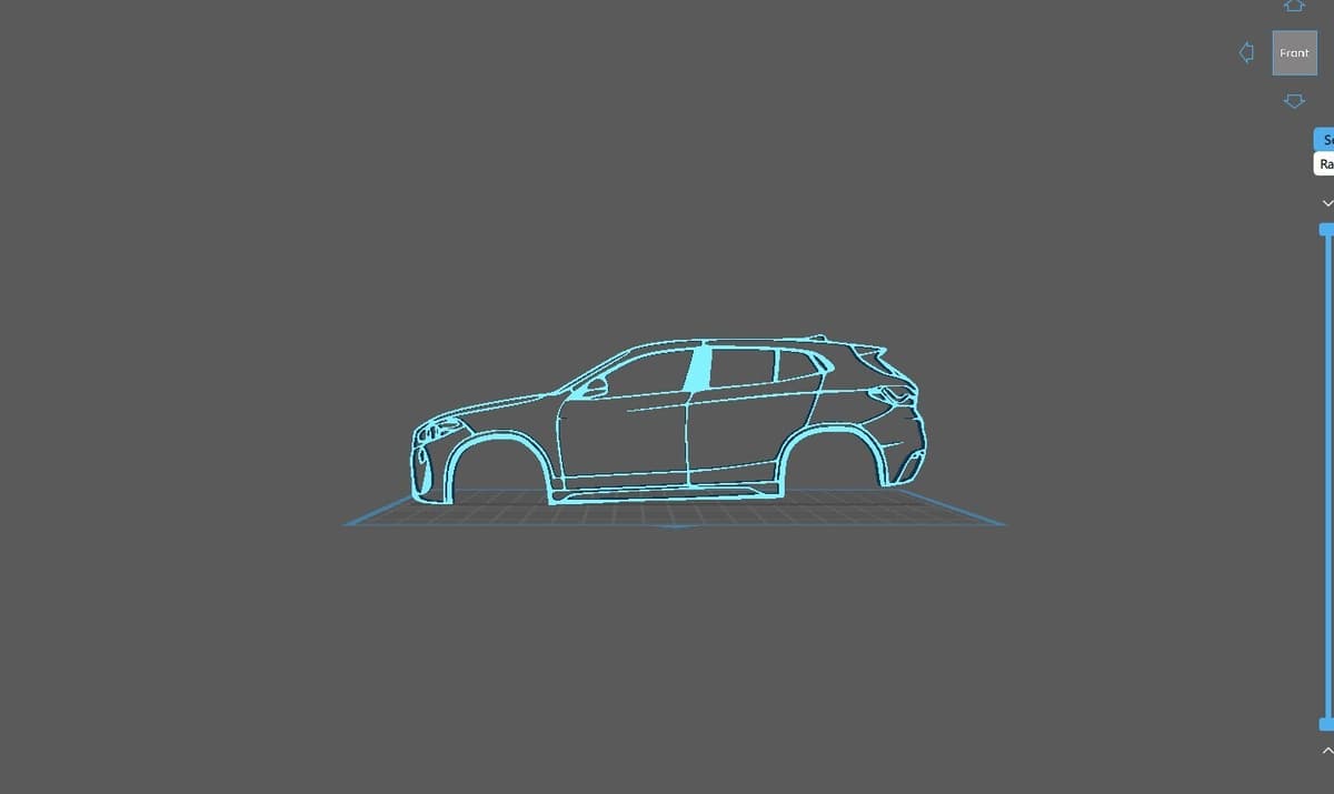 BMW - X2 F39 2018 Wall Art