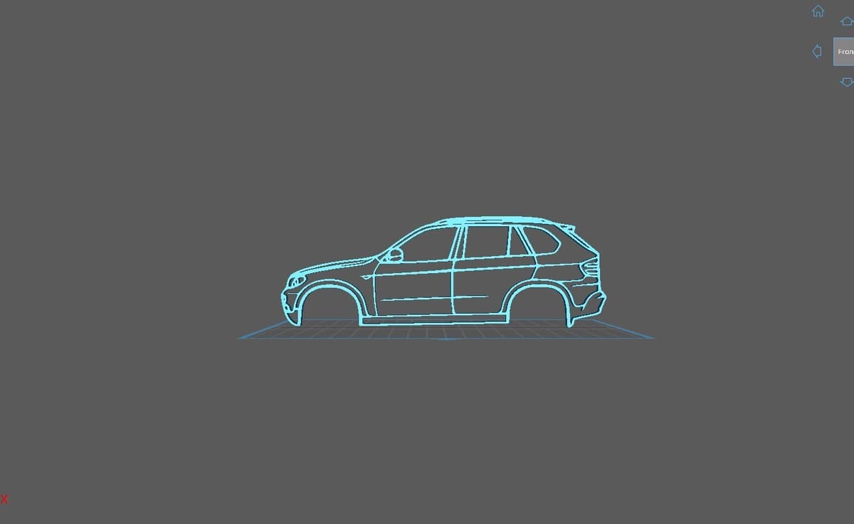 BMW - X5 E70 2007 Wall Art