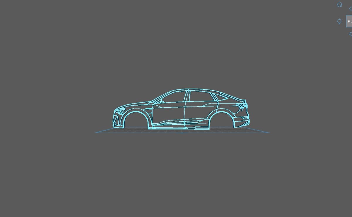 Audi - E-Tron S Sportback 2022 Wall Art