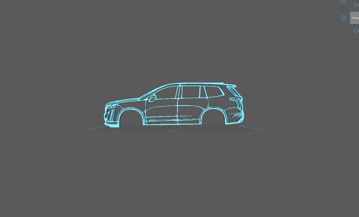 Cadillac - XT6 2020 Wall Art