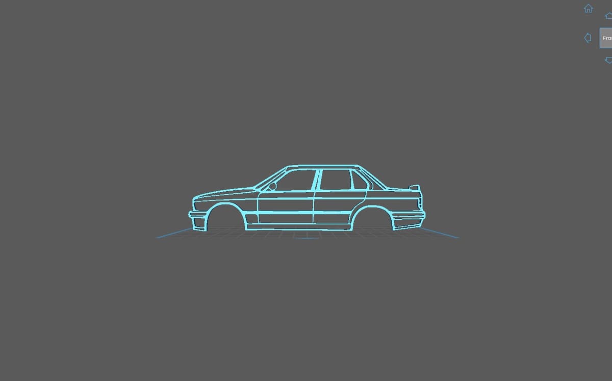 BMW - E30 M Tech II Wall Art