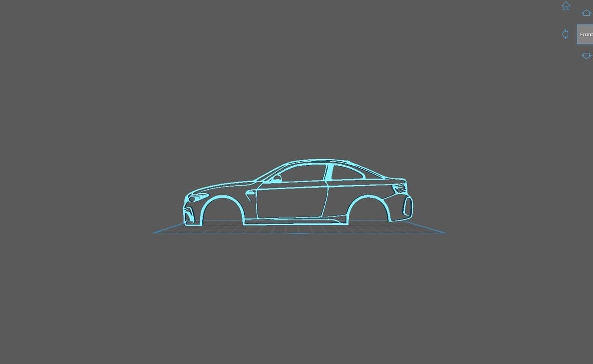 BMW - F87 M2 2019 Wall Art