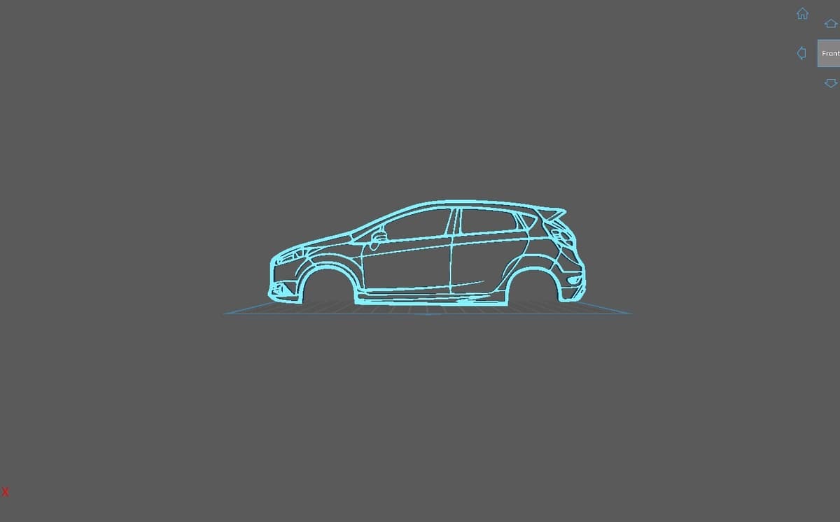 Ford - Fiesta ST 2014 Wall Art
