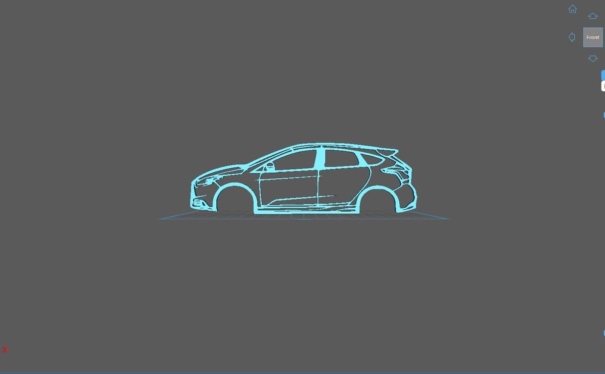 Ford - Focus ST MK3 2016 Wall Art