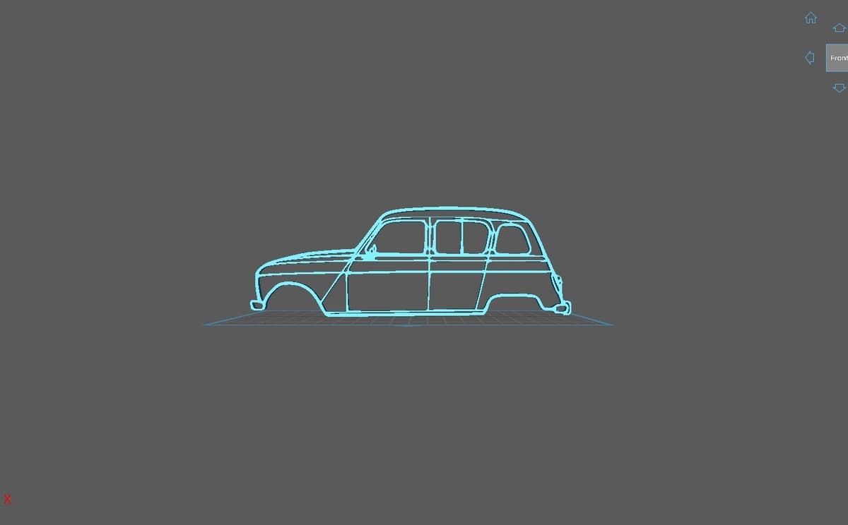 Renault - 4L 1968 Wall Art