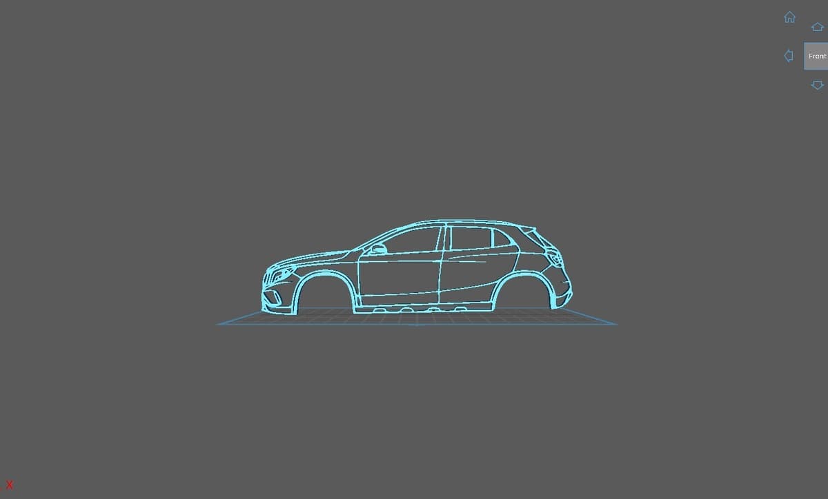 Mercedes - AMG GLA 45 X156 Wall Art