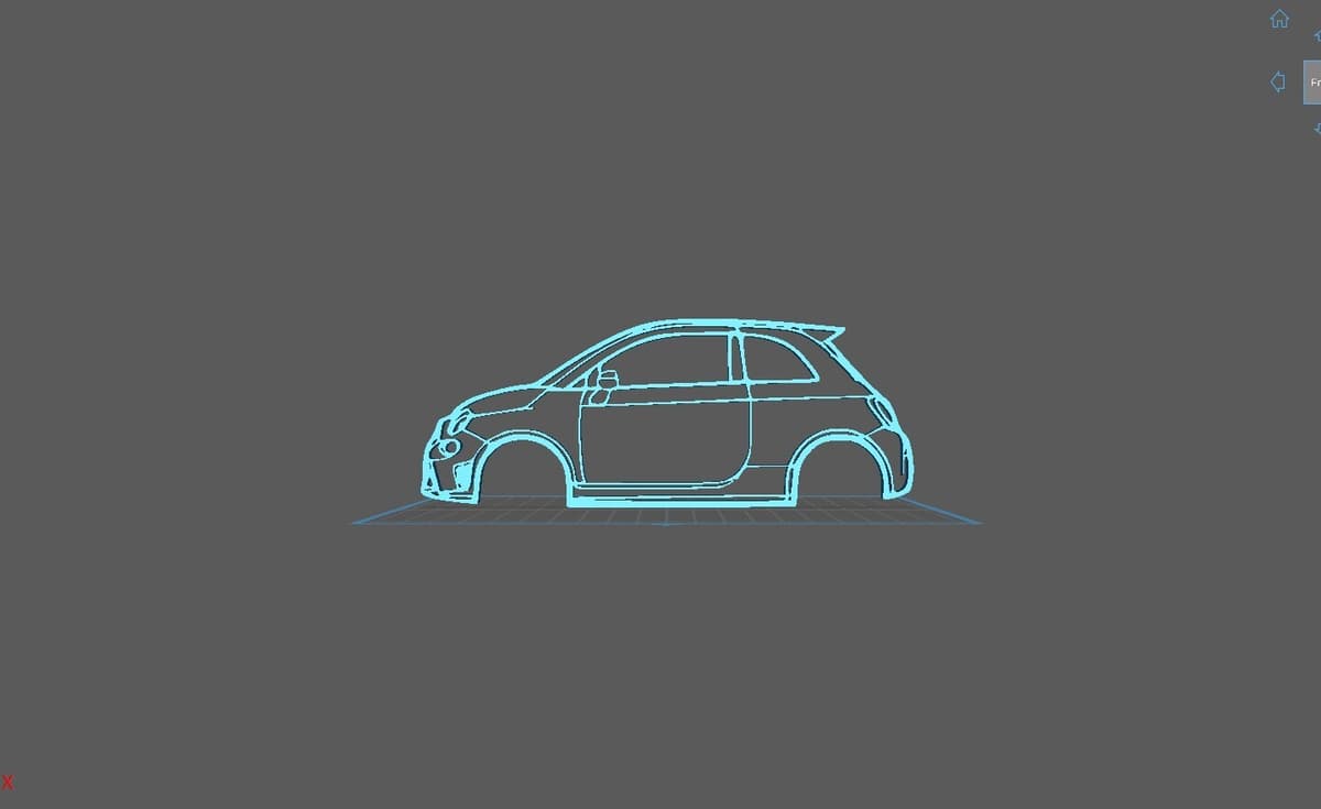 Fiat - 595 Abarth 2019 Wall Art