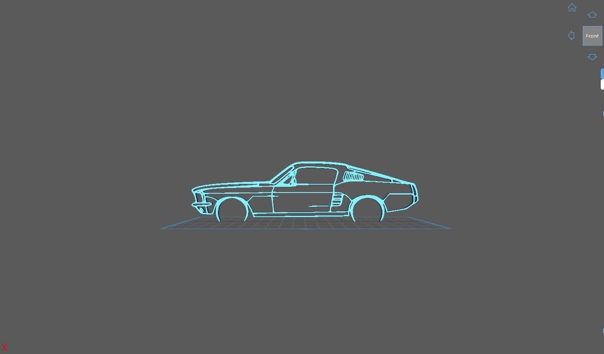 Ford - Mustang GT Fastback 390s Wall Art