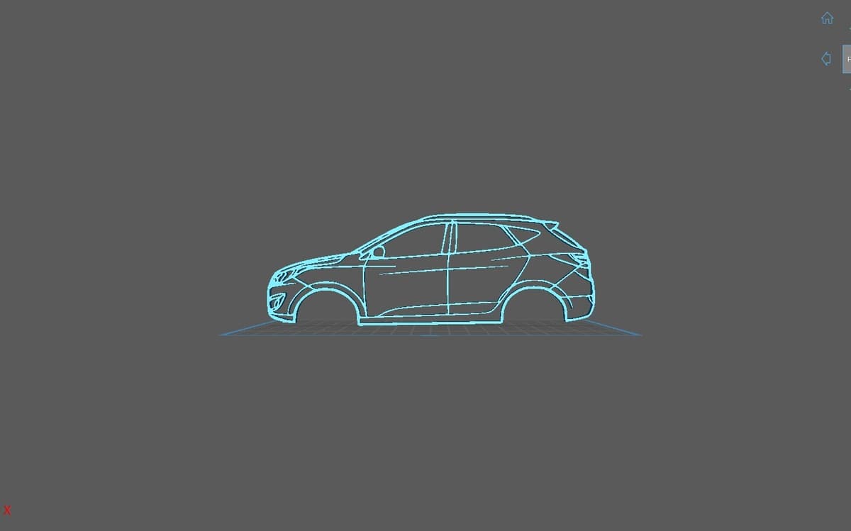 Hyundai - Tucson 2010 Wall Art