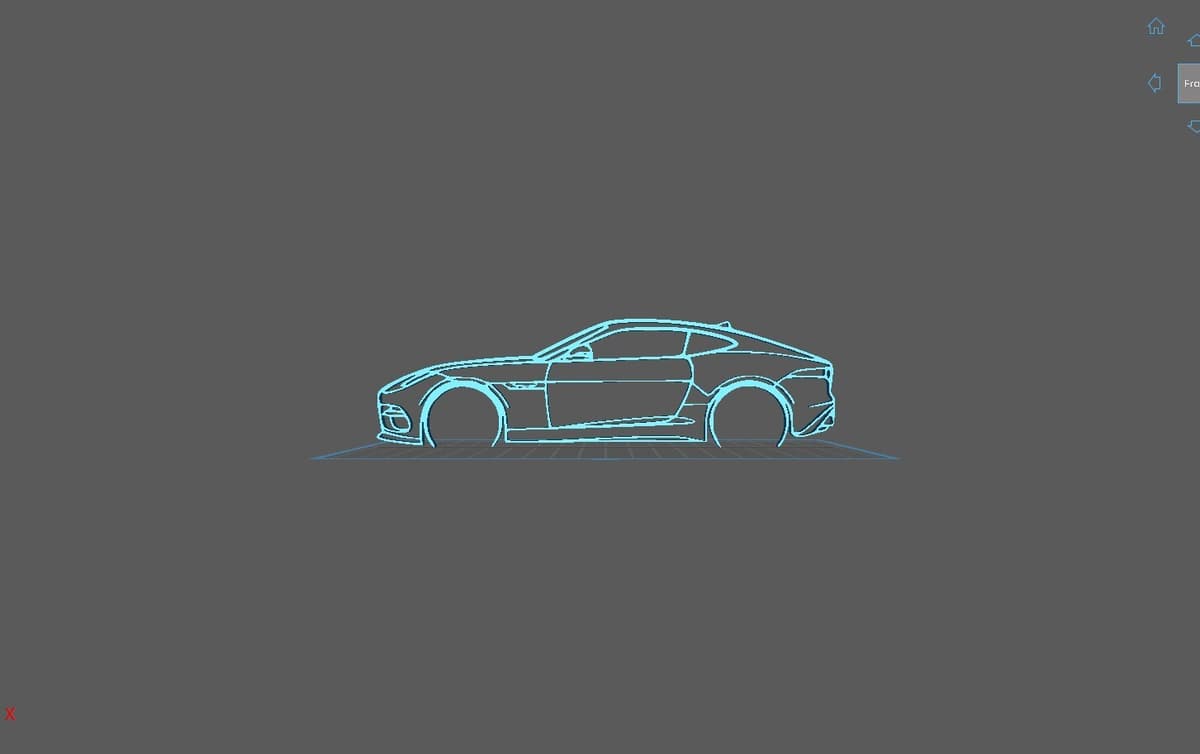 Jaguar - F Type R Wall Art