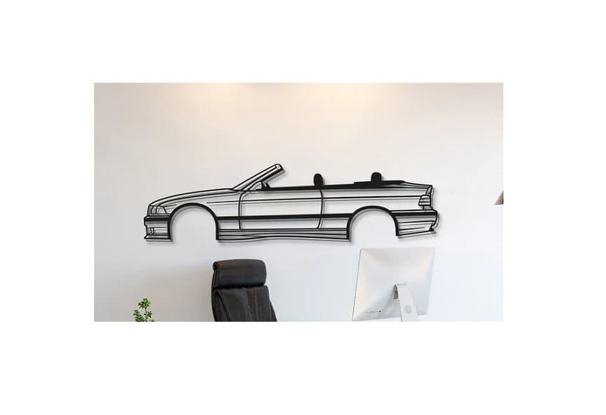 BMW - E36 Cabriolet Wall Art