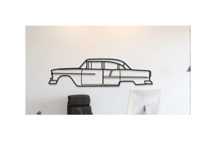 Chevrolet - Bel Air 1955 Wall Art