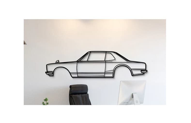 Nissan - Skyline GTR 1971 Wall Art