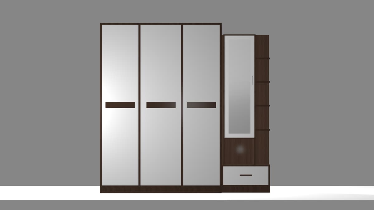 Modern Wardrobe / Cupboard -3Door