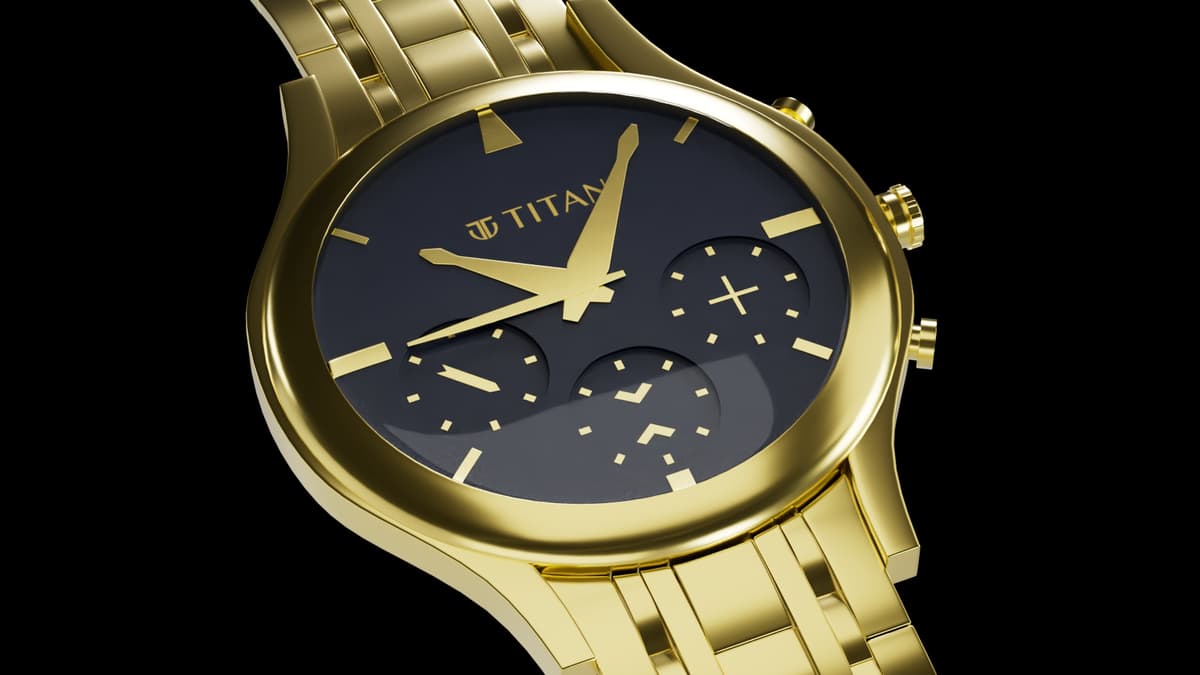 Titan Gold Watch
