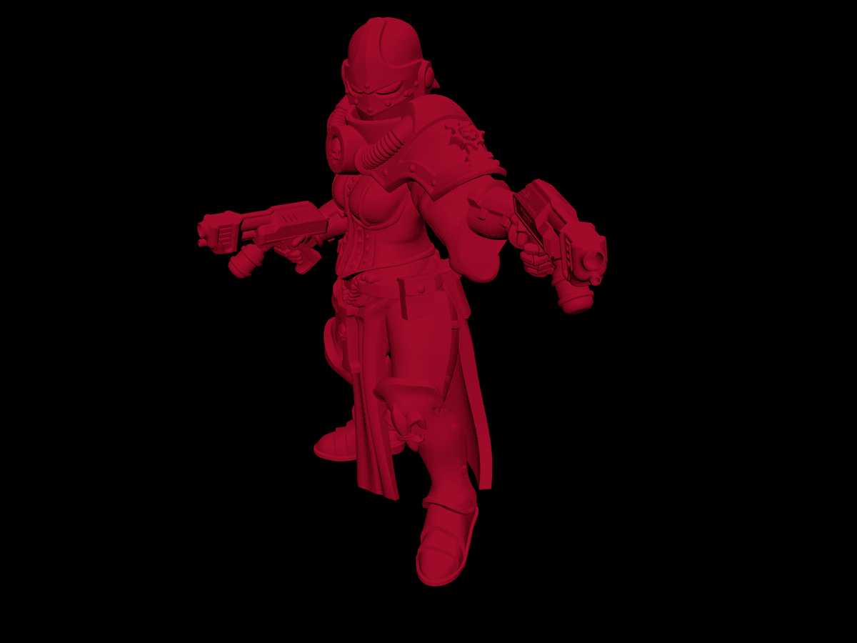 Sister of Battle Seraphim with Hand Flamers