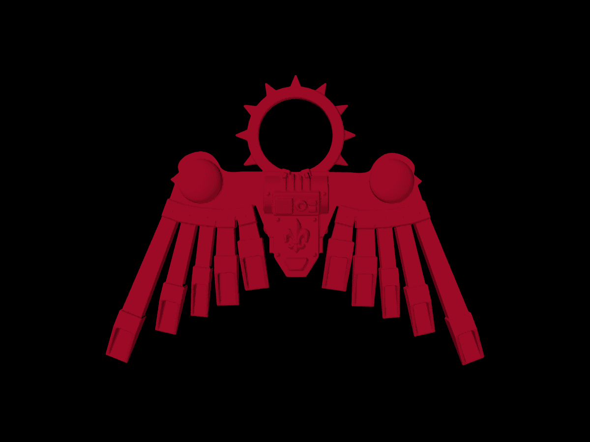 Battle Sister Backpack – Power Armour Backpack Bit (28–32mm Scale)