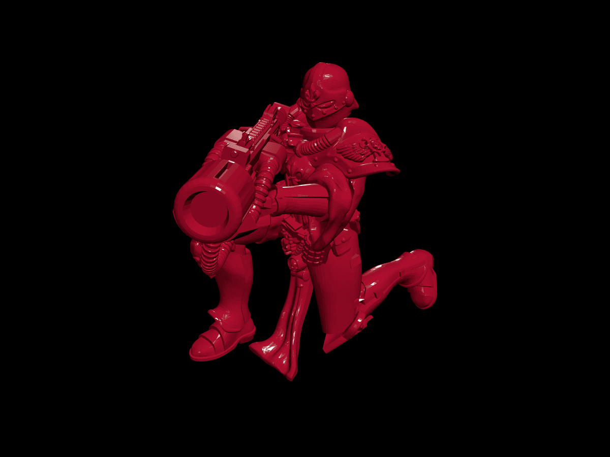 Battle Sister Kneeling Shooter – Adeptas Sororitas Infantry Proxy (Single Model)