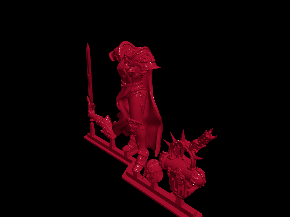 Canoness (Cannoness) – Adeptas Sororitas Command Character Proxy (28–32mm Scale)