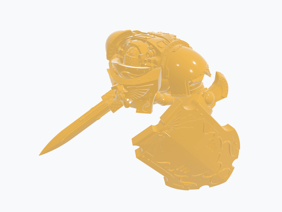 Custodes Dreadnought Melee Options – Spear, Sword, Shield & Two-Handed Spear