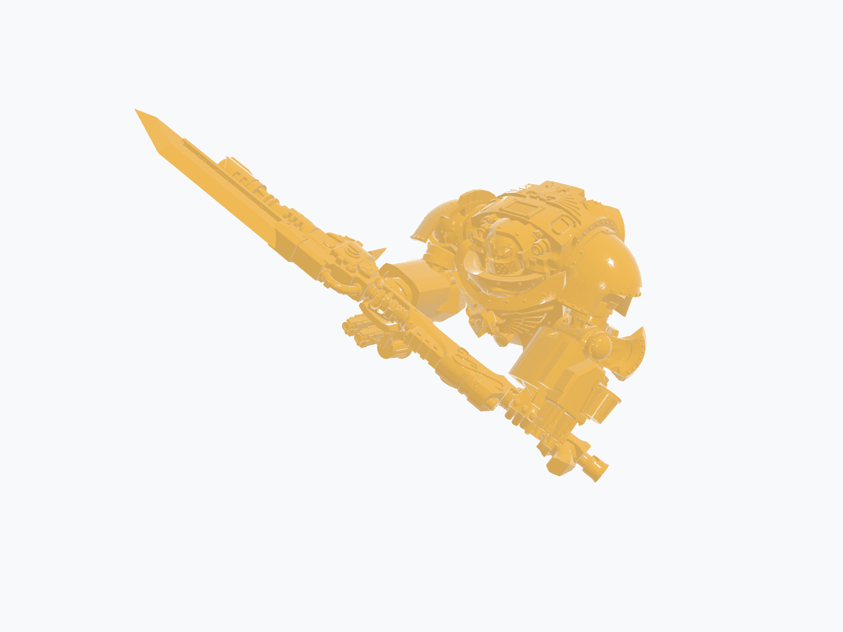 Custodes Dreadnought Melee Options – Spear, Sword, Shield & Two-Handed Spear