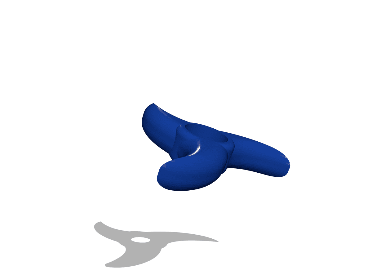 🦈 Shark Tooth Fidget Spinner – Aggressive 3-Blade Design