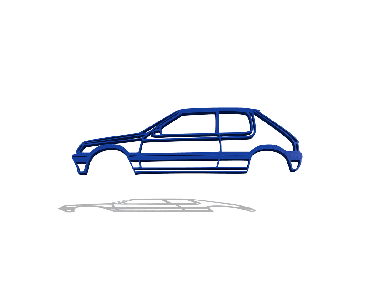 Peugeot - 205 Wall Art