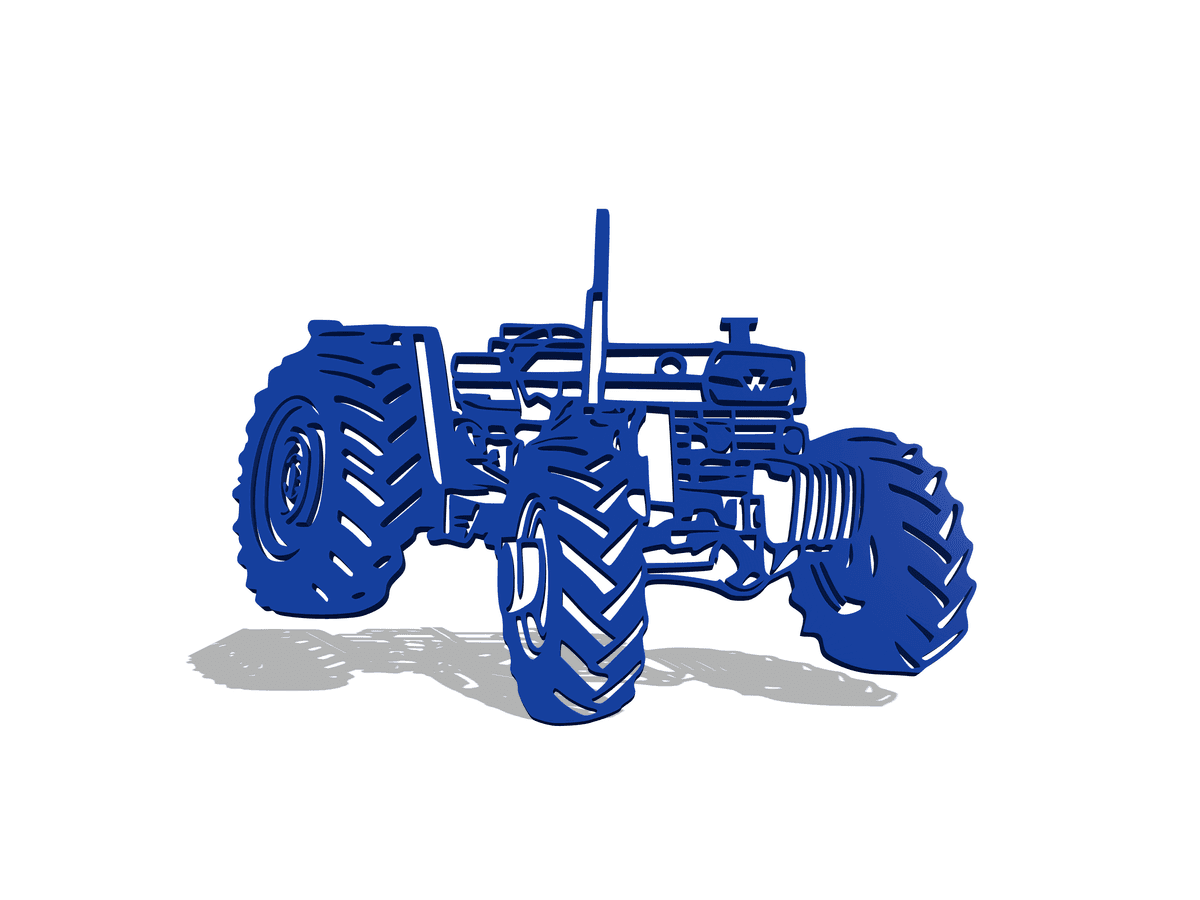 Tractor - Massey Fergusson 188 Wall Art