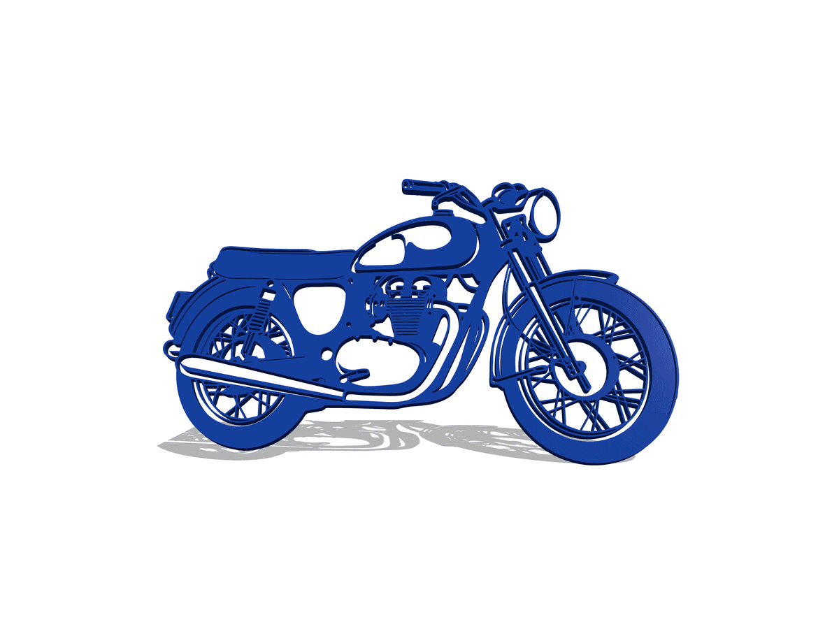 Kawasaki - W650 Wall Art