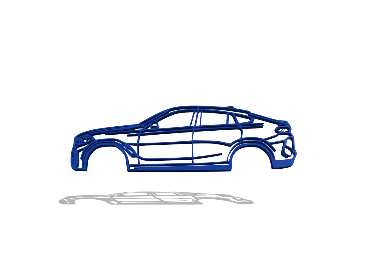 BMW - X6 M F96 Wall Art