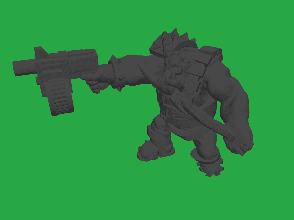Ork Boyz melee and pistols