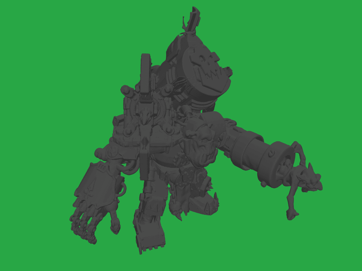 Alt big mek with shokk attack gun
