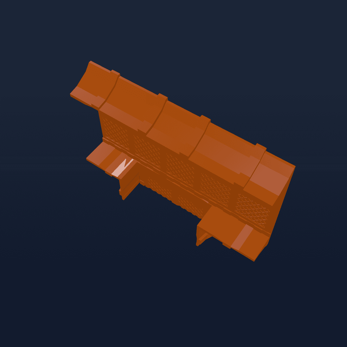 Warhammer 40K Modular Defenseline Trench Terrain Wall