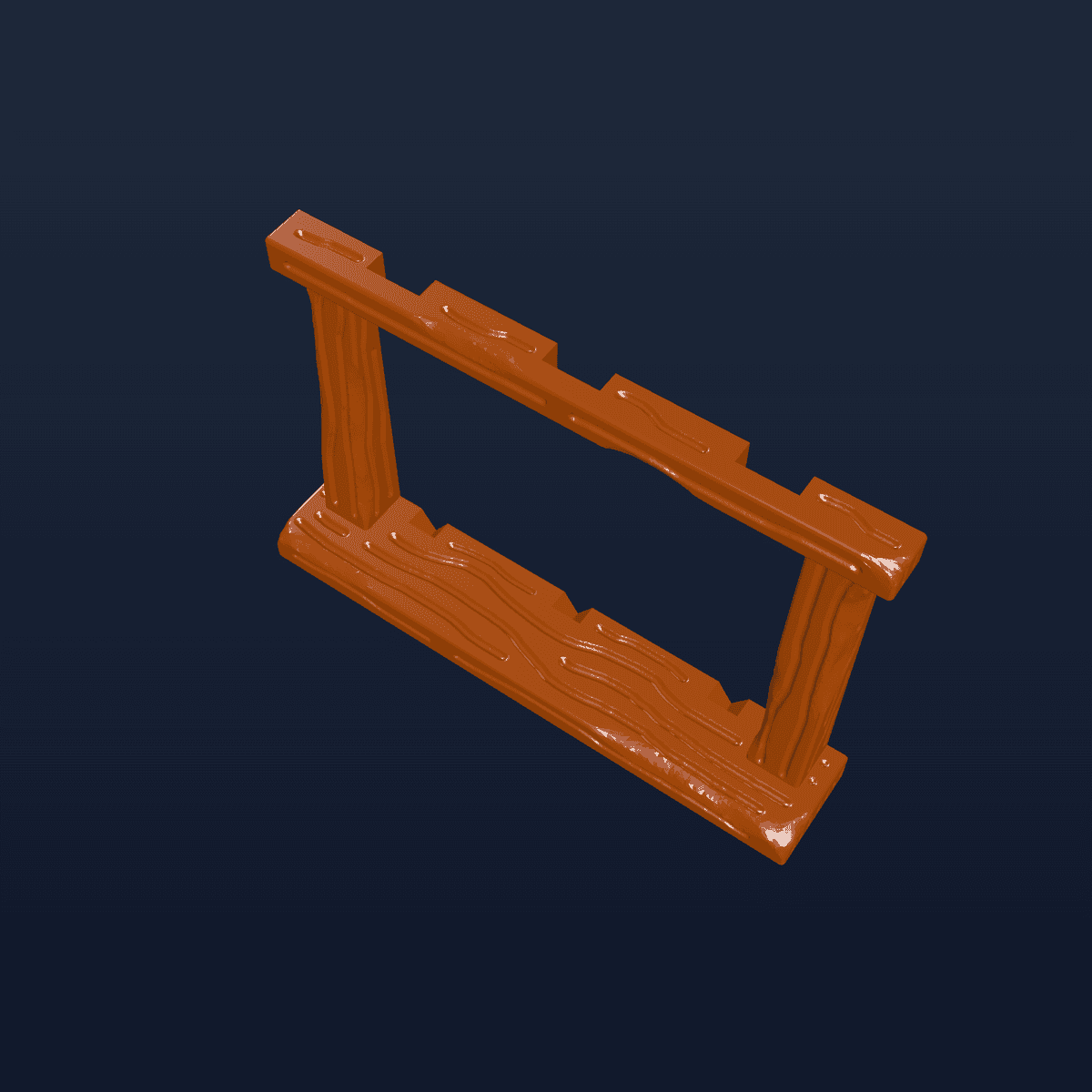 Wargames Terrain Sword Rack with Removable Swords