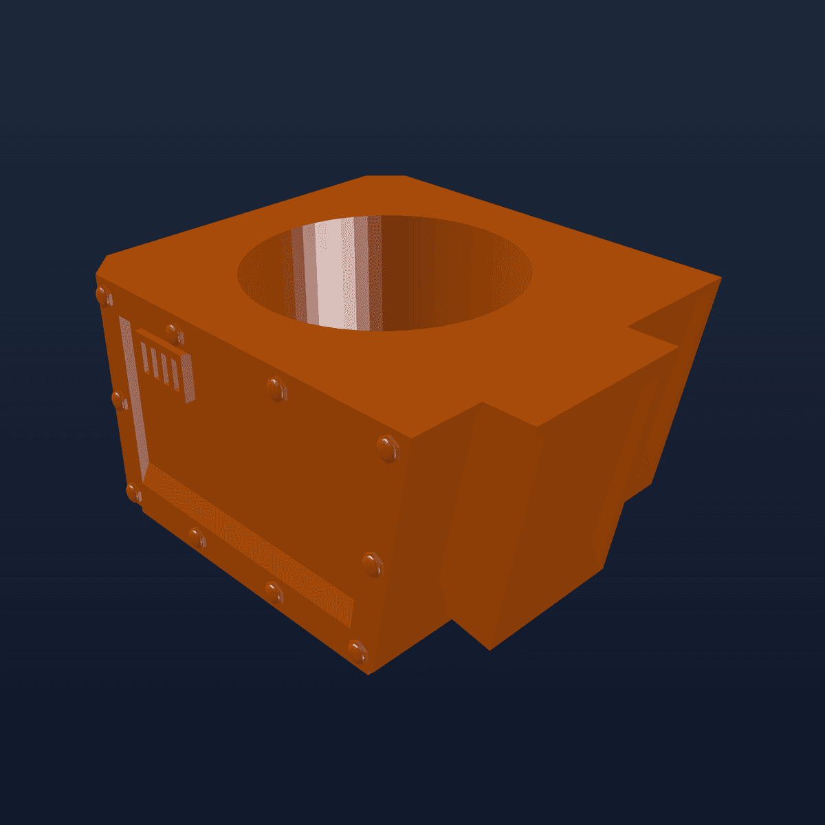 Wargames Terrain Simplified Gun Base