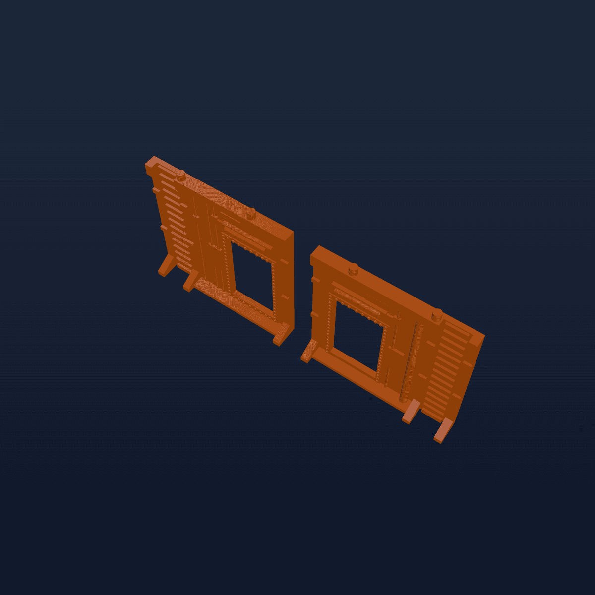 Sector Mechanicus Half Height Bulkhead - Wargames Terrain