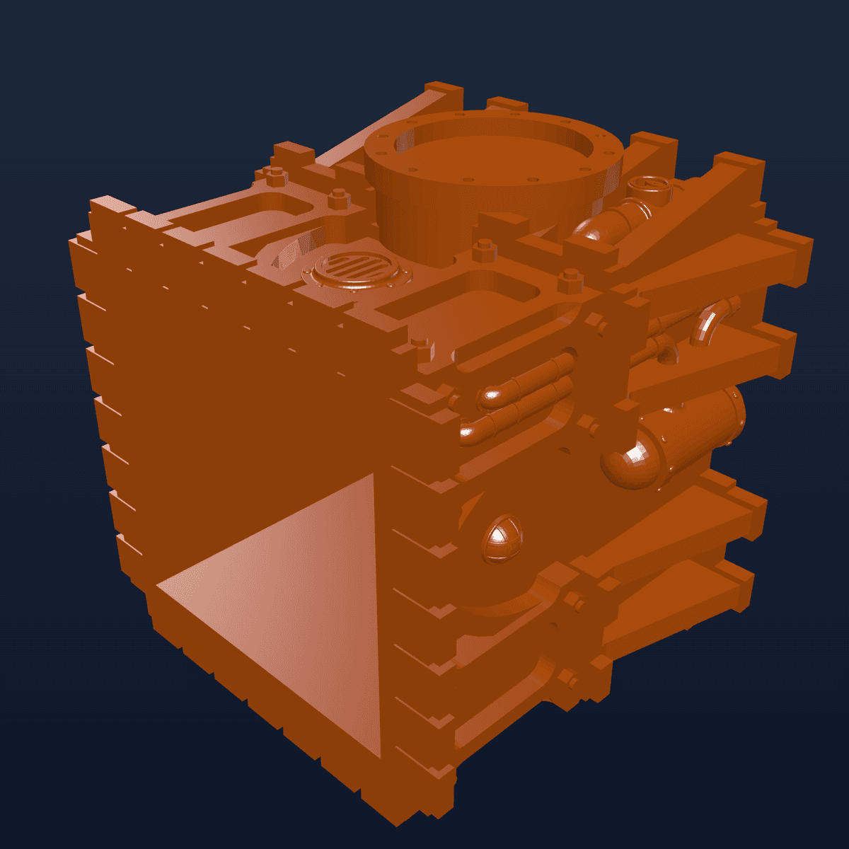 Wargames Terrain - Pipeline Pump Relay