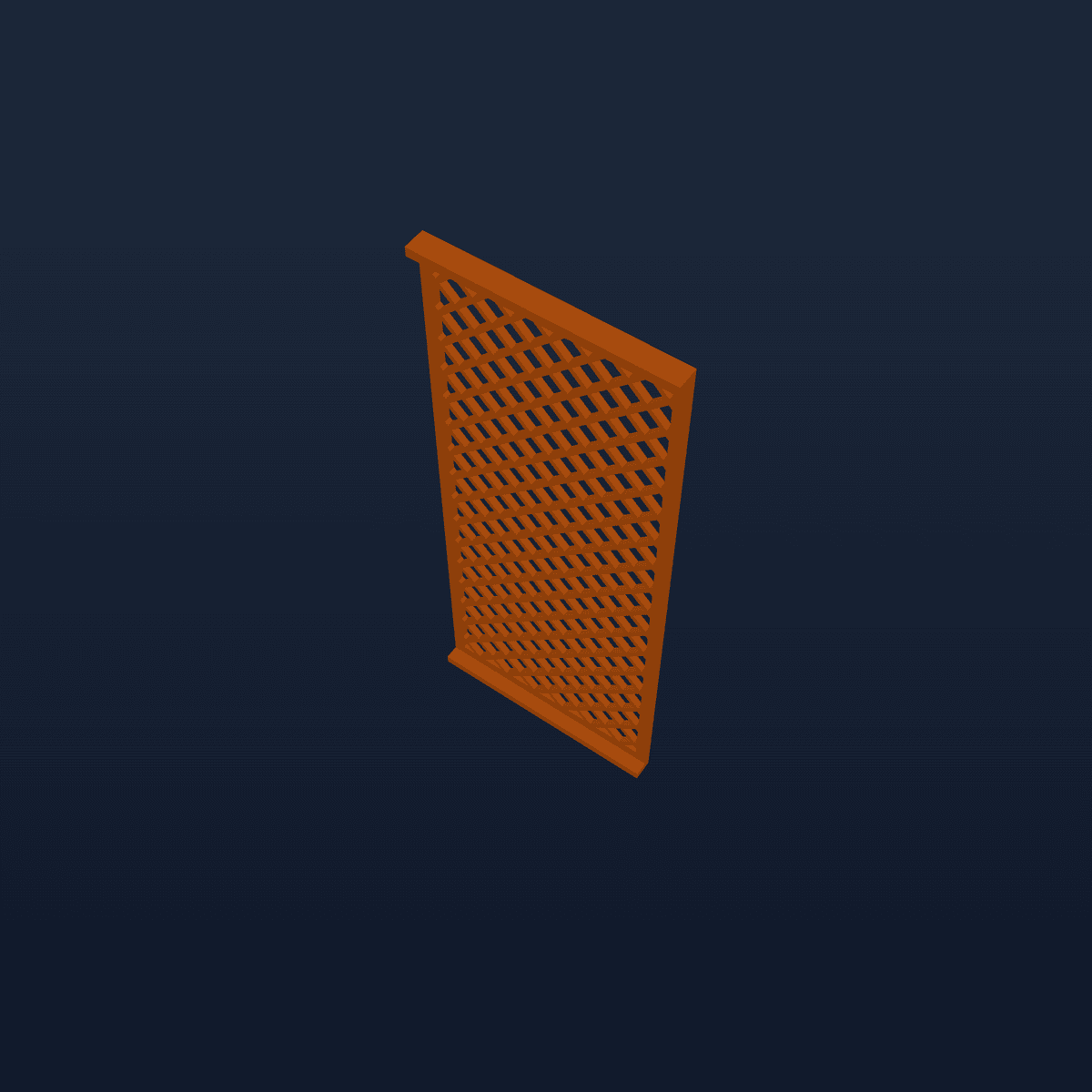 Wargames Terrain Fence - Demo Model