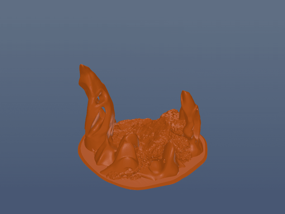 Wargames Terrain STUB Outcropping F with Ghost Stones