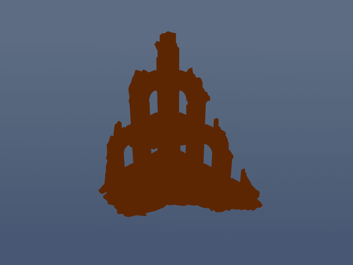 Warhammer 40k Wargames Terrain - Broken Building Corner