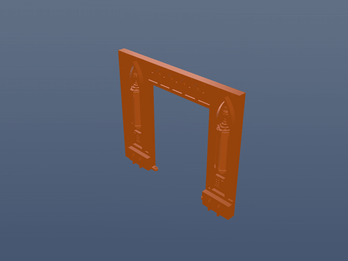 Sanctum Imperialis Doors for Warhammer 40K Wargames Terrain