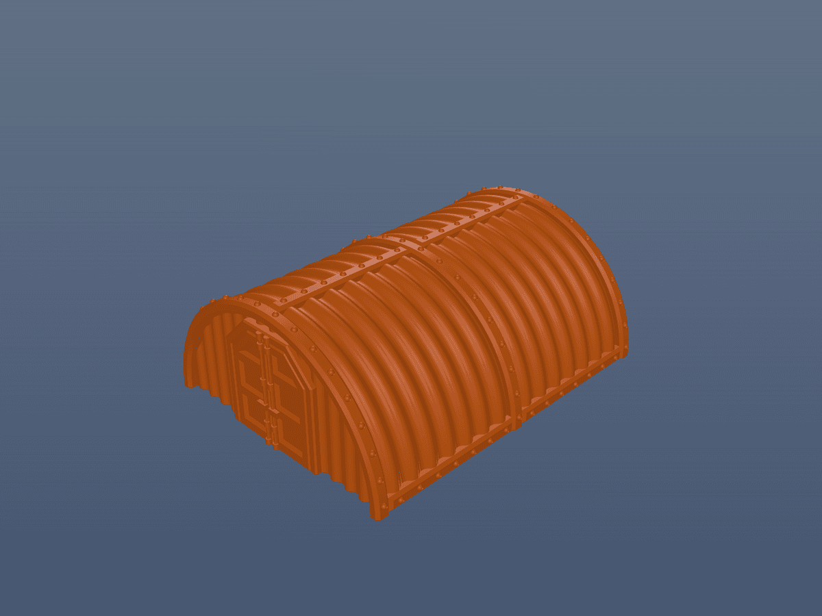 Warhammer 40K Terrain Barrack for Wargames