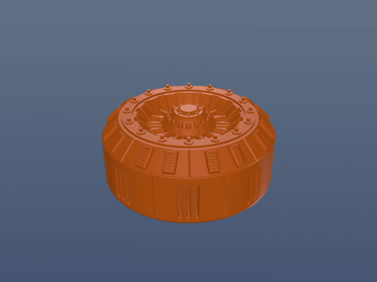 Warhammer 40K Waterdistiller Terrain Model