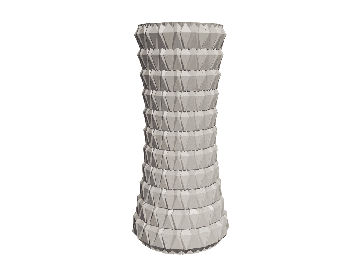 Facet Vase Wide