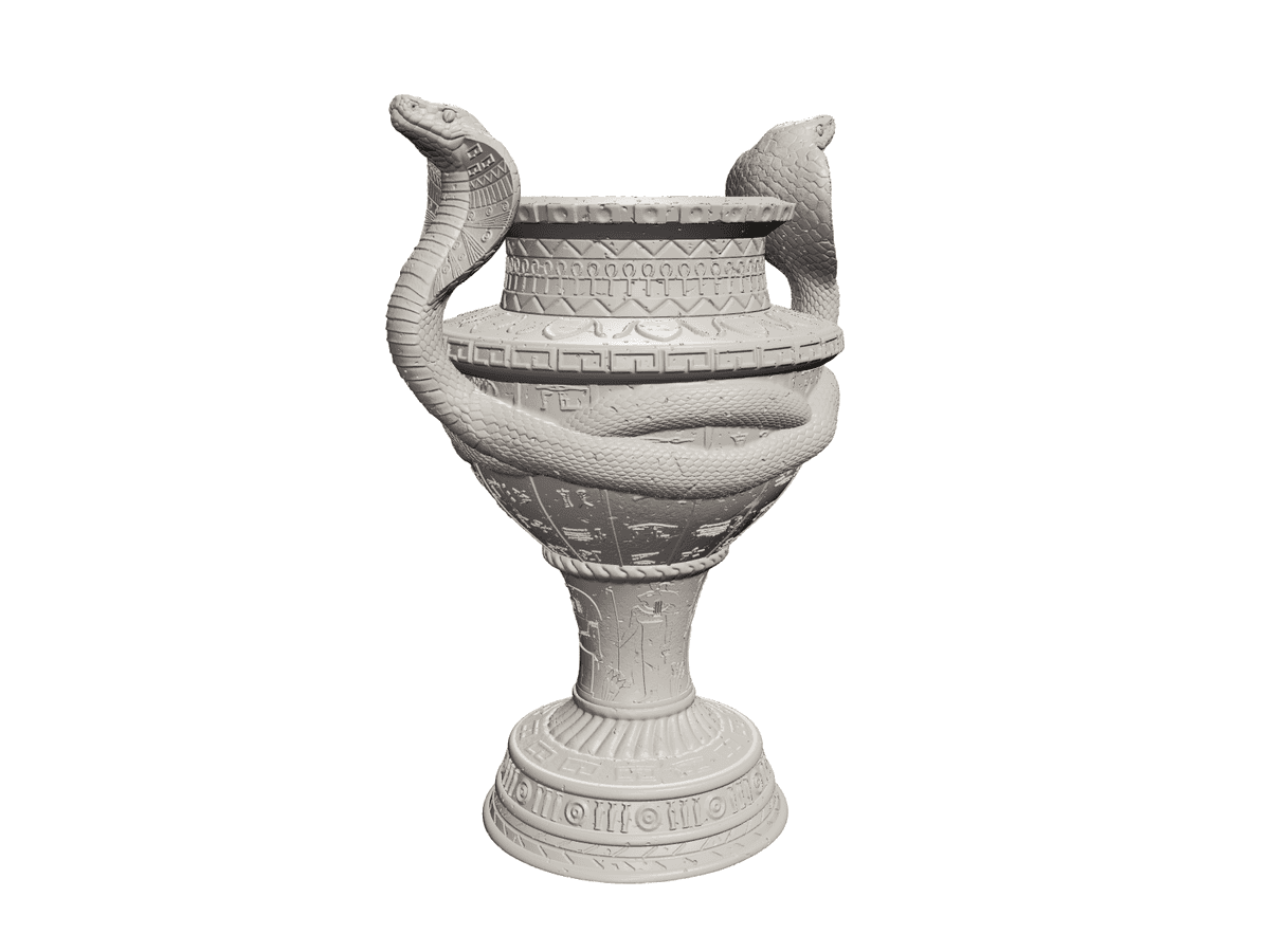 True Cobra Egyptian Vase
